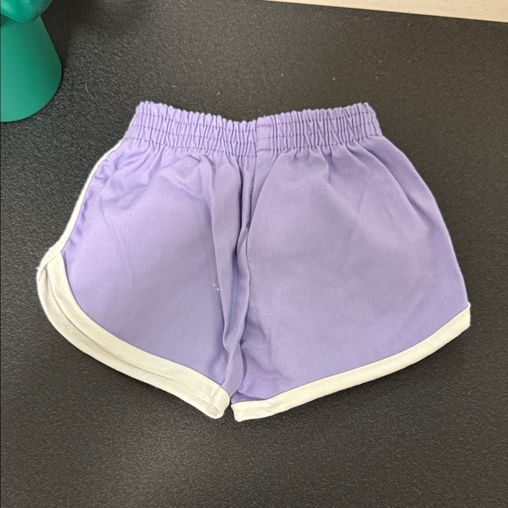 Healthtex Purple Kids Shorts with White Edging 80’s vintage long